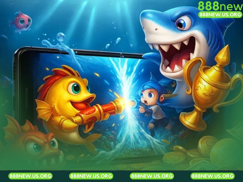 888NEW quy tụ hàng chục game bắn cá với đồ họa và phần thưởng đa dạng